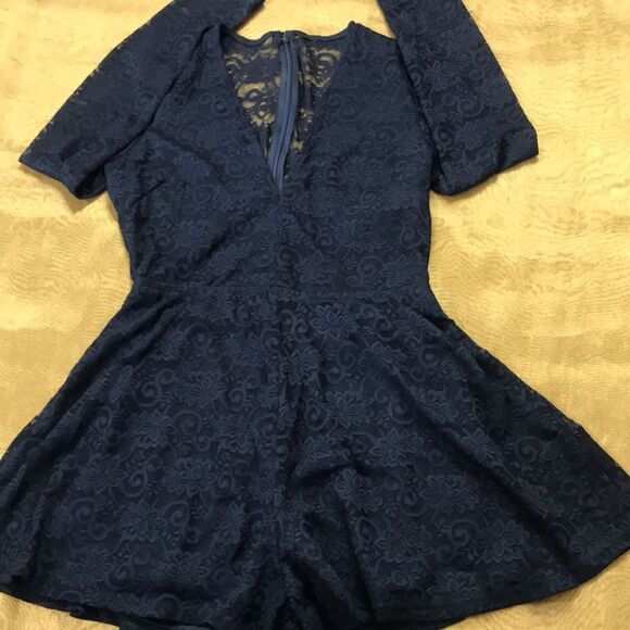 Black Lace Romper | size Small Approximately - Picture 5 of 14